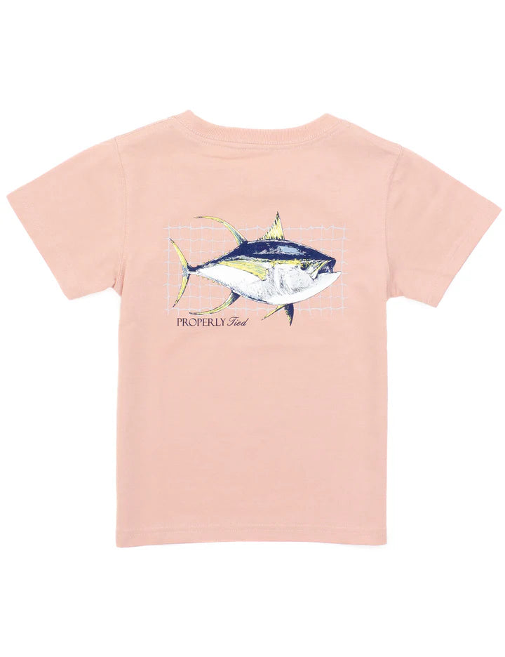 Boys Tuna Peach Tee Shirt