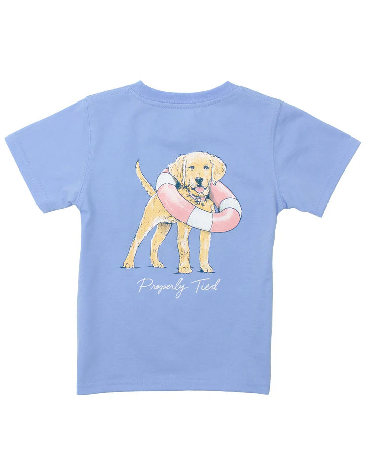 Girls Lifeguard Pup Tee Shirt