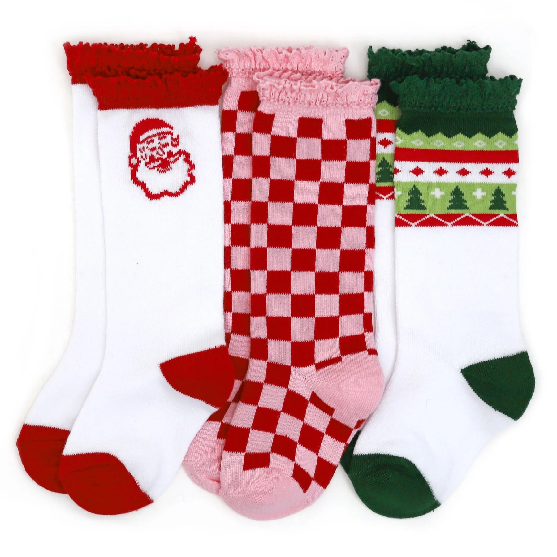 Merry & Bright Knee High Socks 3-Pack