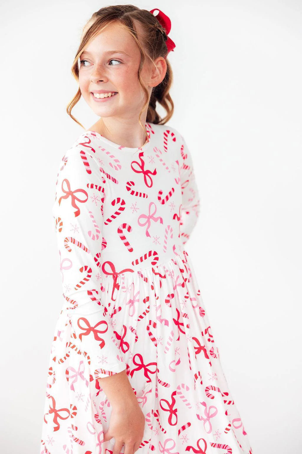 Candy Cane Lane Pocket Twirl Dress
