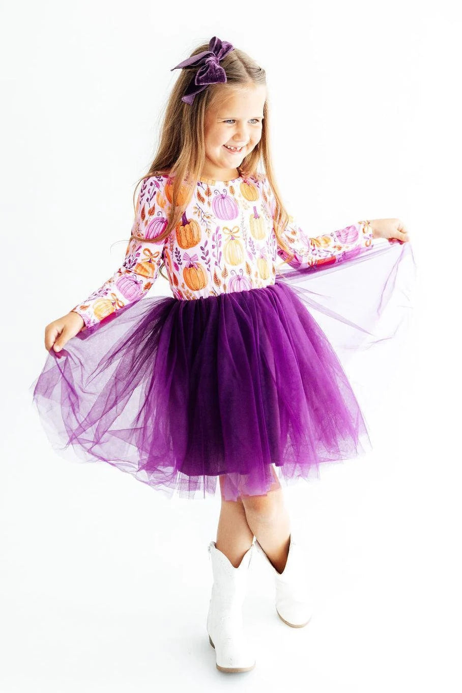 Gourdgeous Long Sleeve Tutu Dress