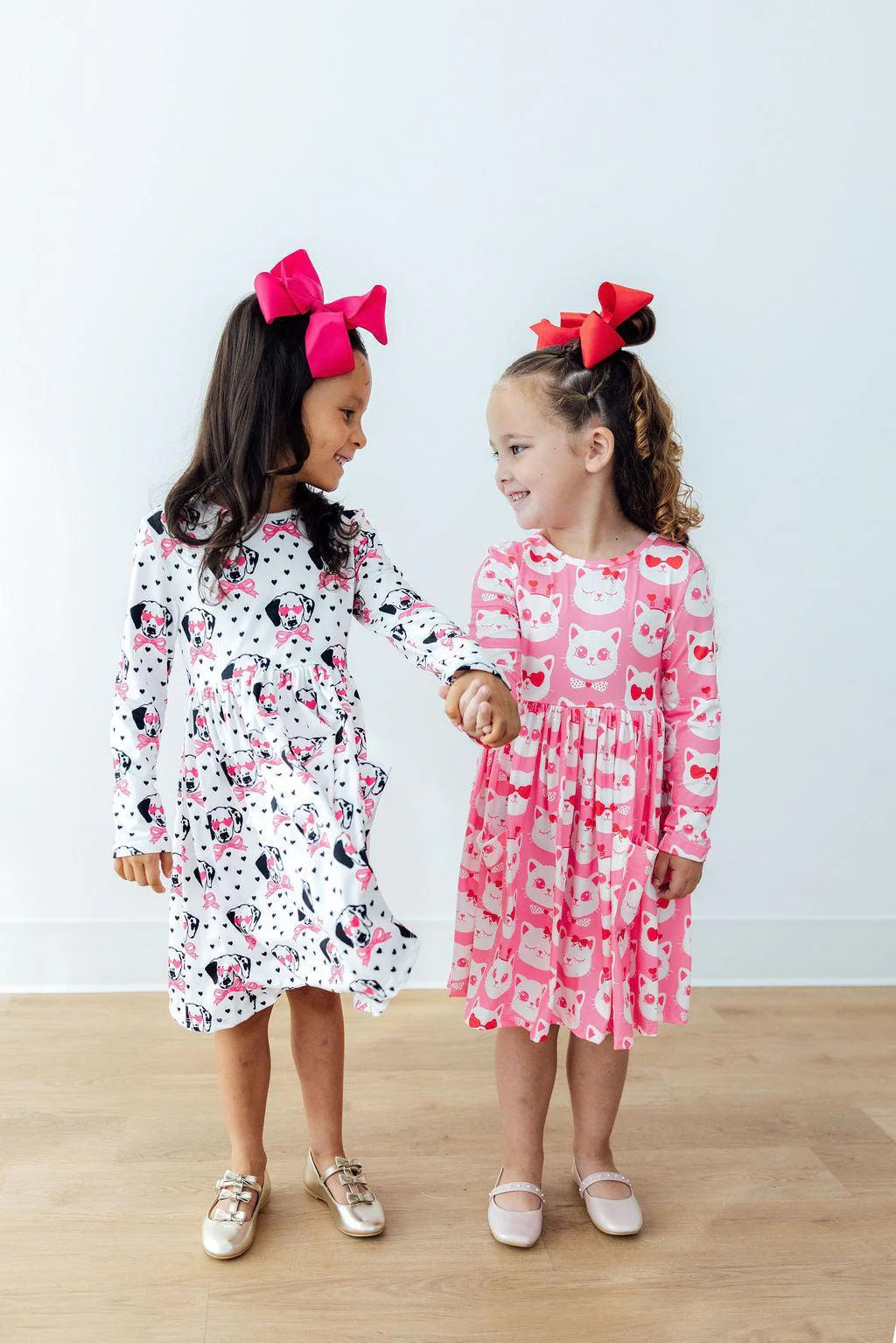 Cutie Cat Pocket Twirl Dress