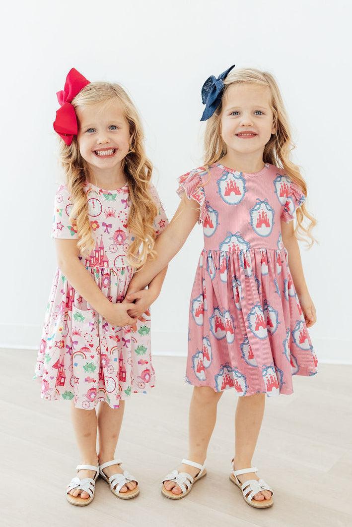 Princess & the Froggie Pocket Twirl Dress