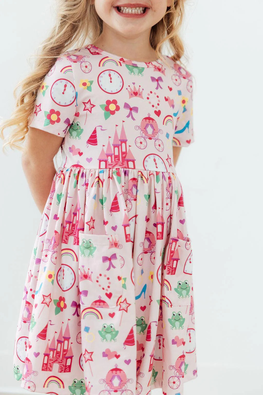 Princess & the Froggie Pocket Twirl Dress