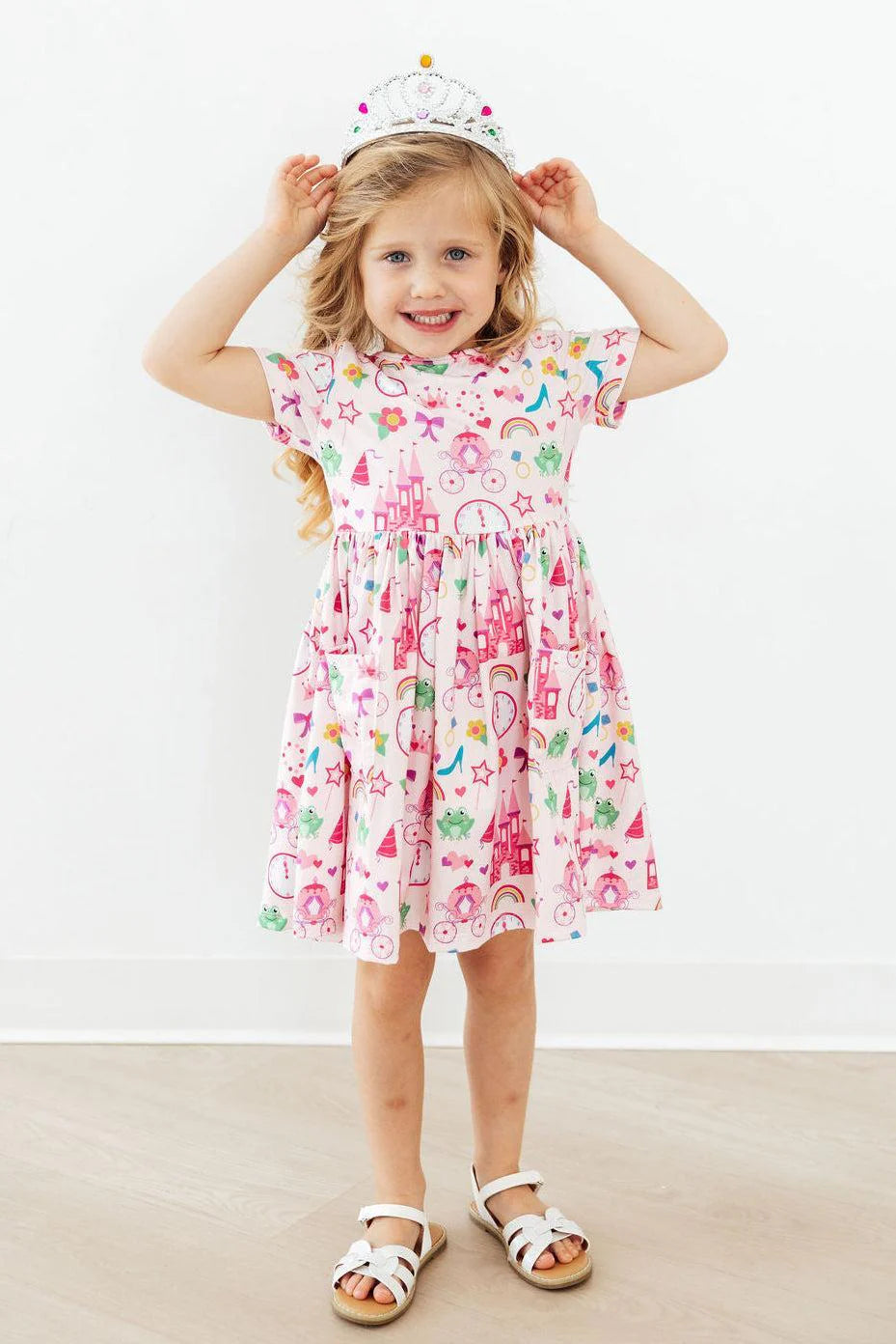 Princess & the Froggie Pocket Twirl Dress