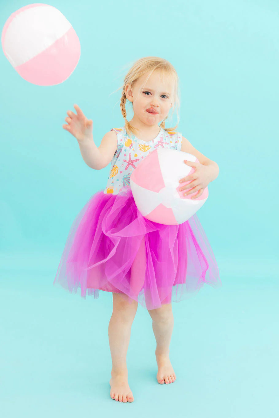 Summer Splash Tank Tutu Dress
