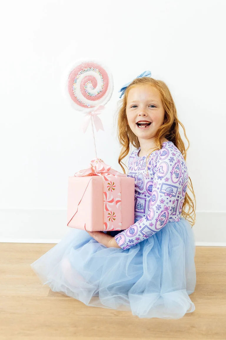 Hit the Ice Long Sleeve Tutu Dress