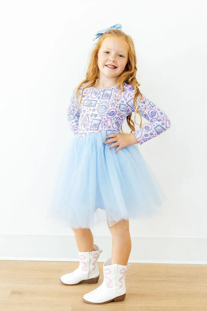 Hit the Ice Long Sleeve Tutu Dress