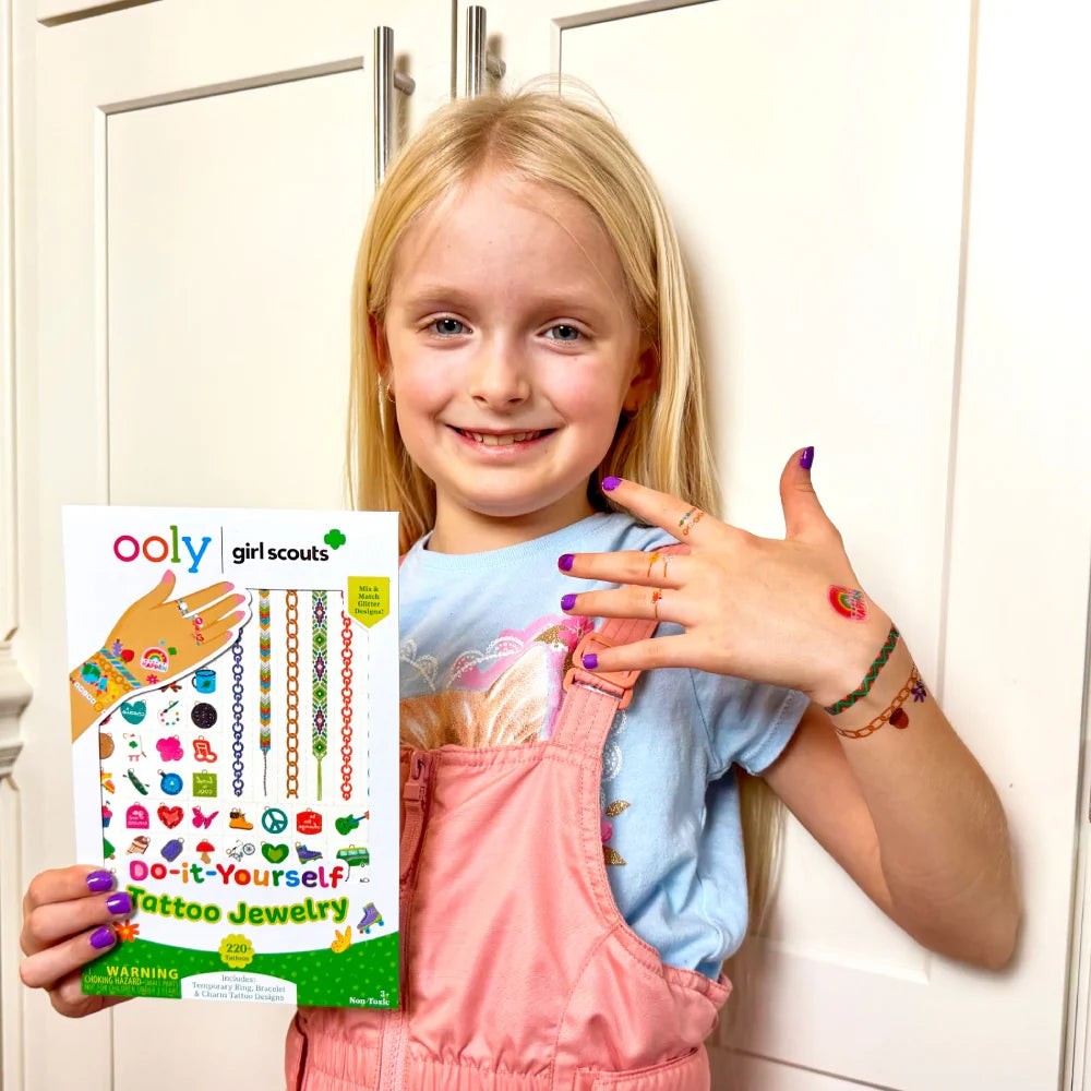 OOLY x Girl Scouts DIY Temporary Tattoo Jewelry