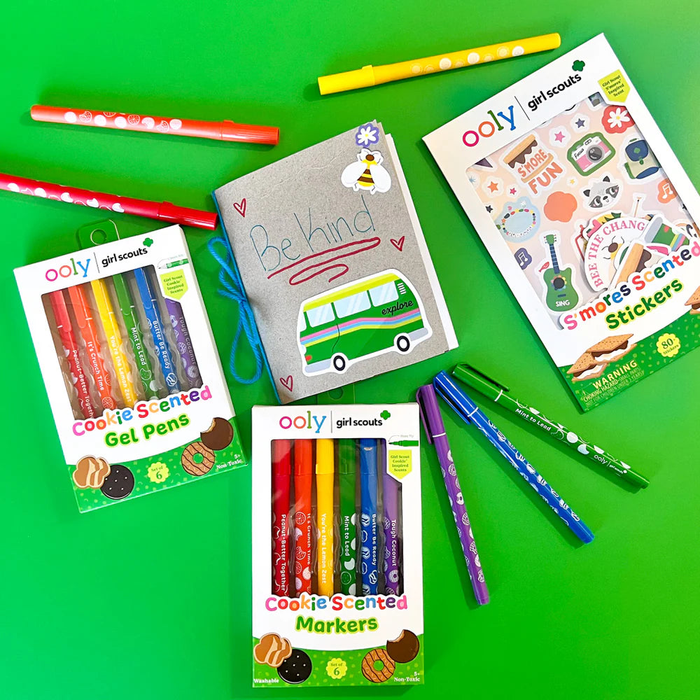 OOLY x Girl Scouts Cookie Scented Gel Pens - Set of 6