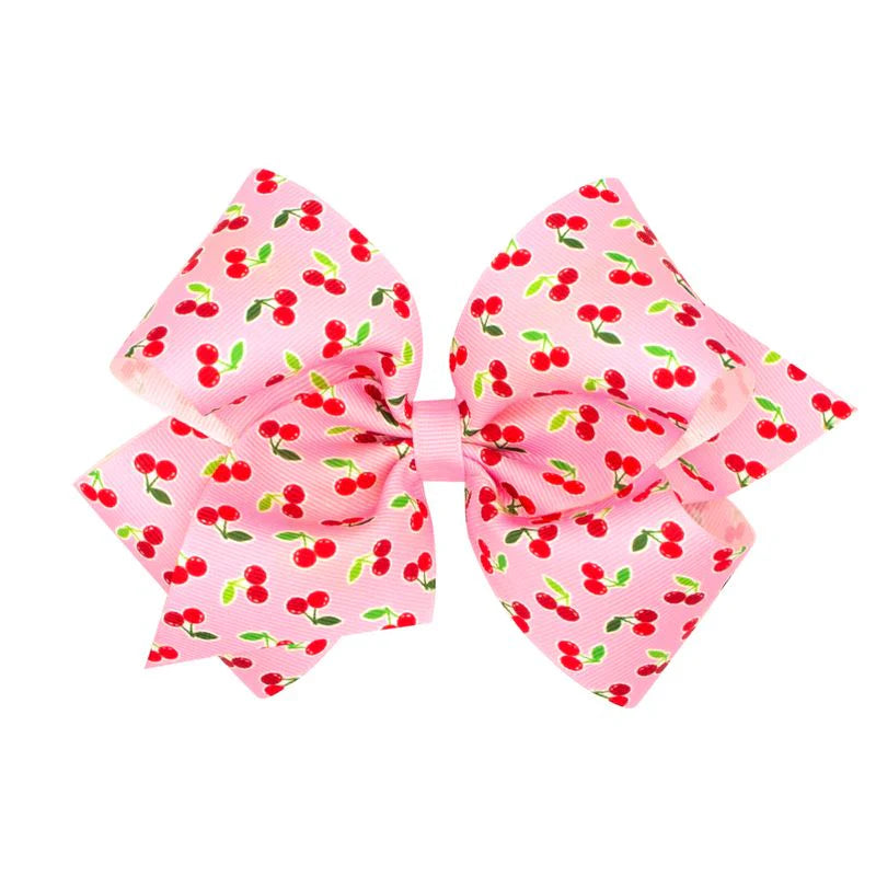 Medium Grosgrain Patterned Hair Bow