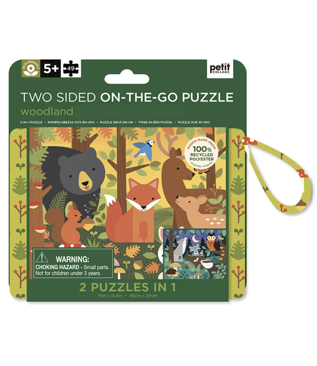 Two Sided Woodland On-The-Go Puzzle