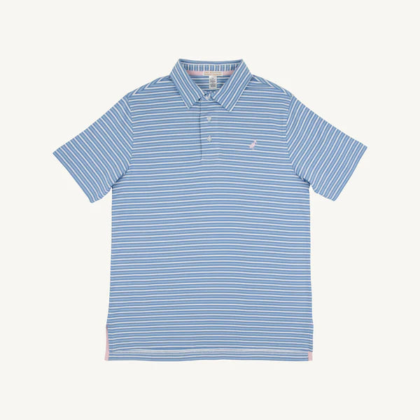 Sunrise Blvd. Blue Stripe Prim & Proper Polo & Onesie