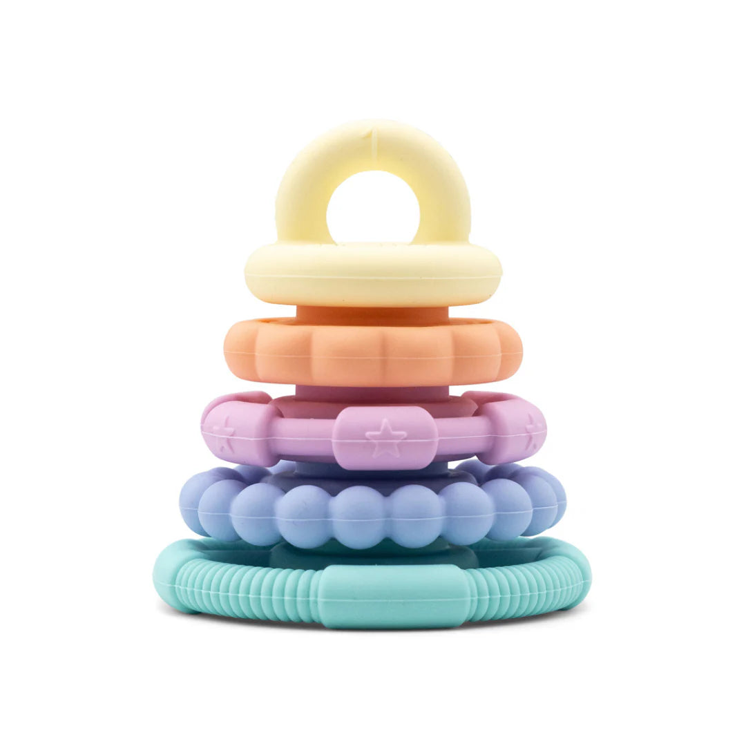 Pastel Rainbow Stacker Teether & Toy