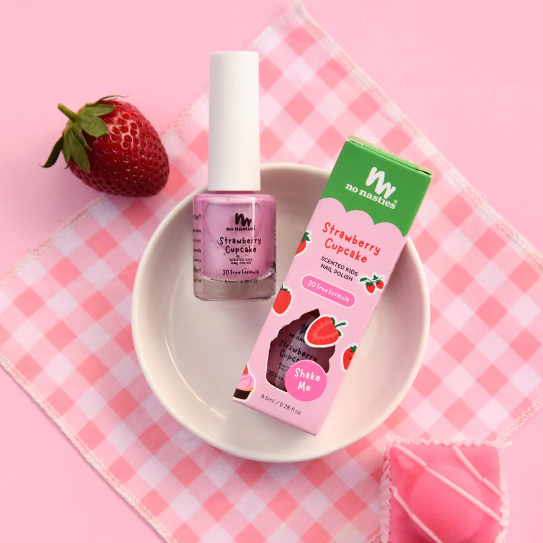 Strawberry Cupcake Kids Nail Polish