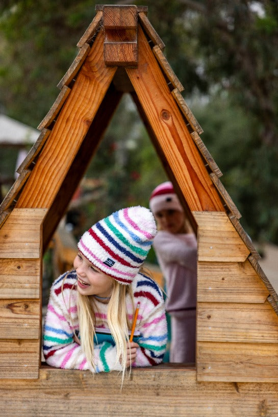 Tate Multi Stripe Beanie