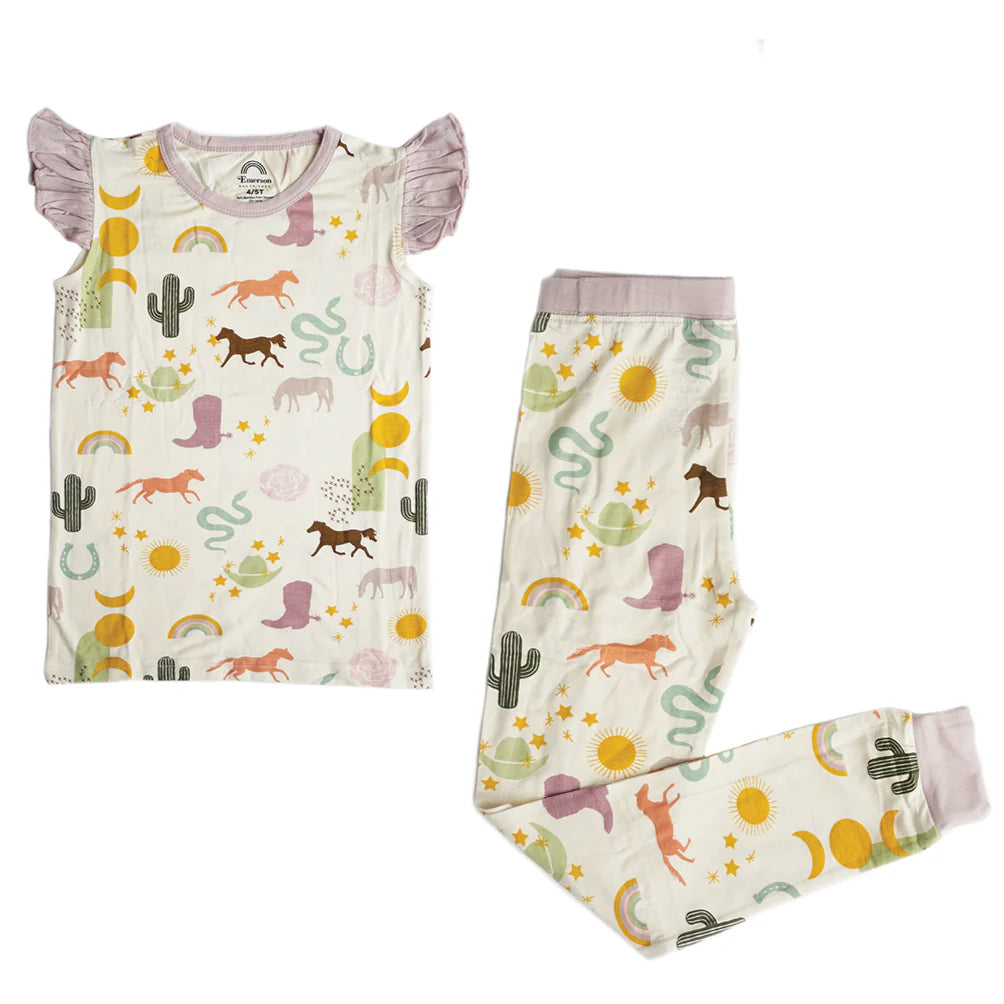 Wild and Free Two Piece Pajama Set