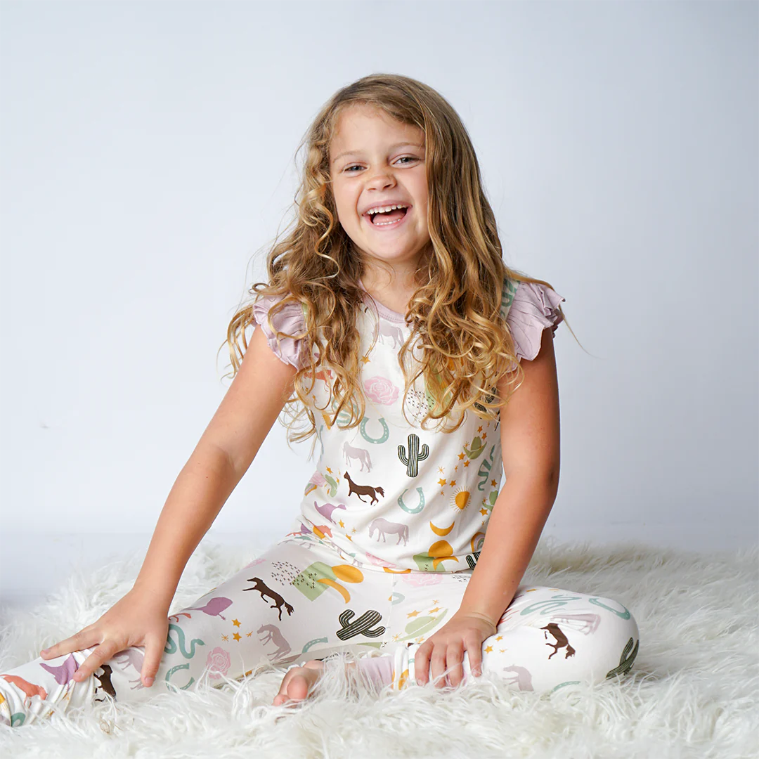 Wild and Free Two Piece Pajama Set