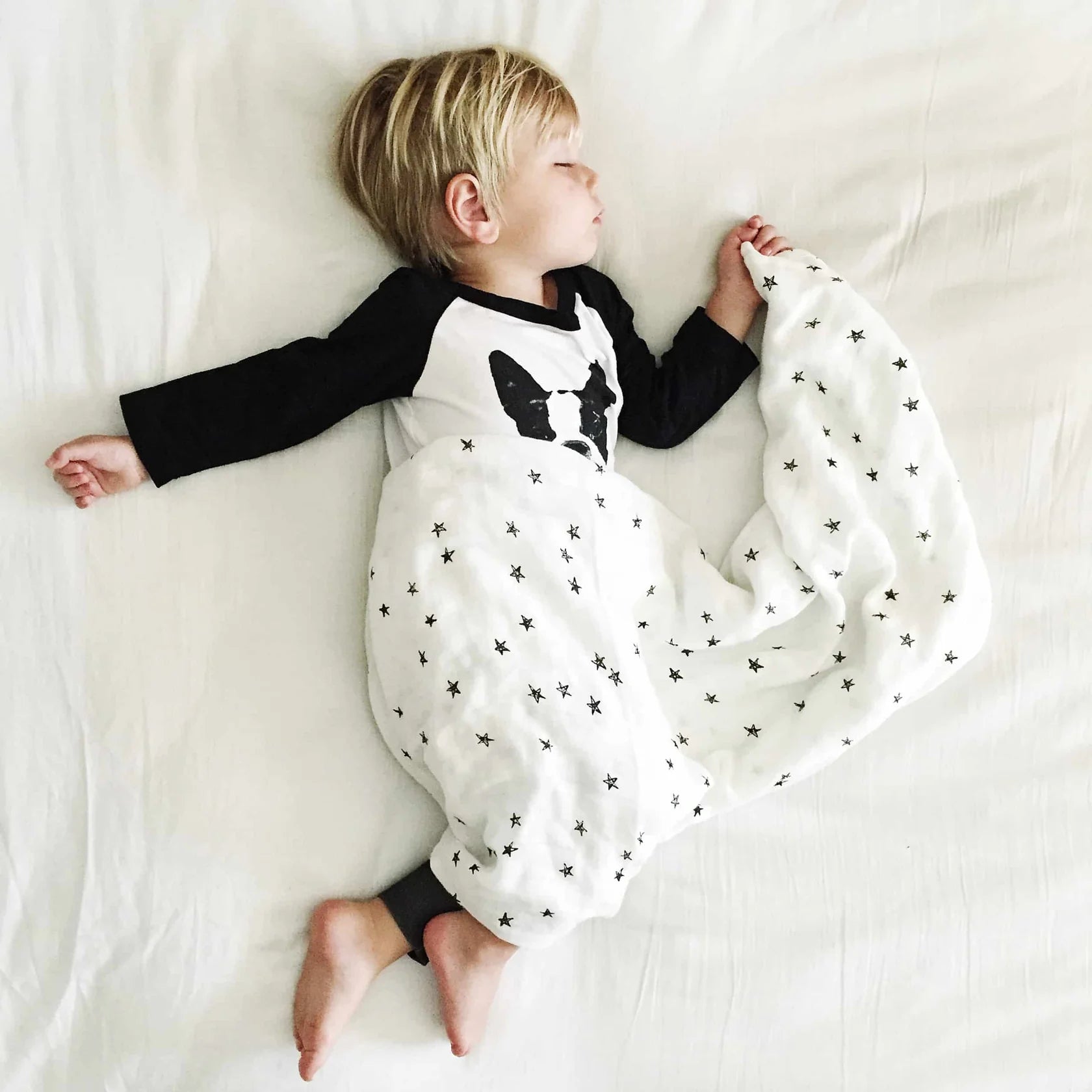 Stars Organic Muslin Swaddle