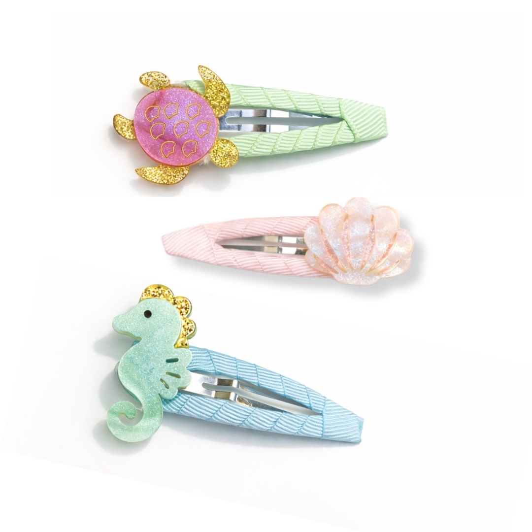Ocean Friends Turtle Snap Clips