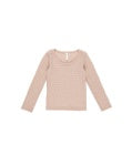 Textured Long Sleeve | Rose