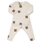 Brown Bear Faces Two Piece Set