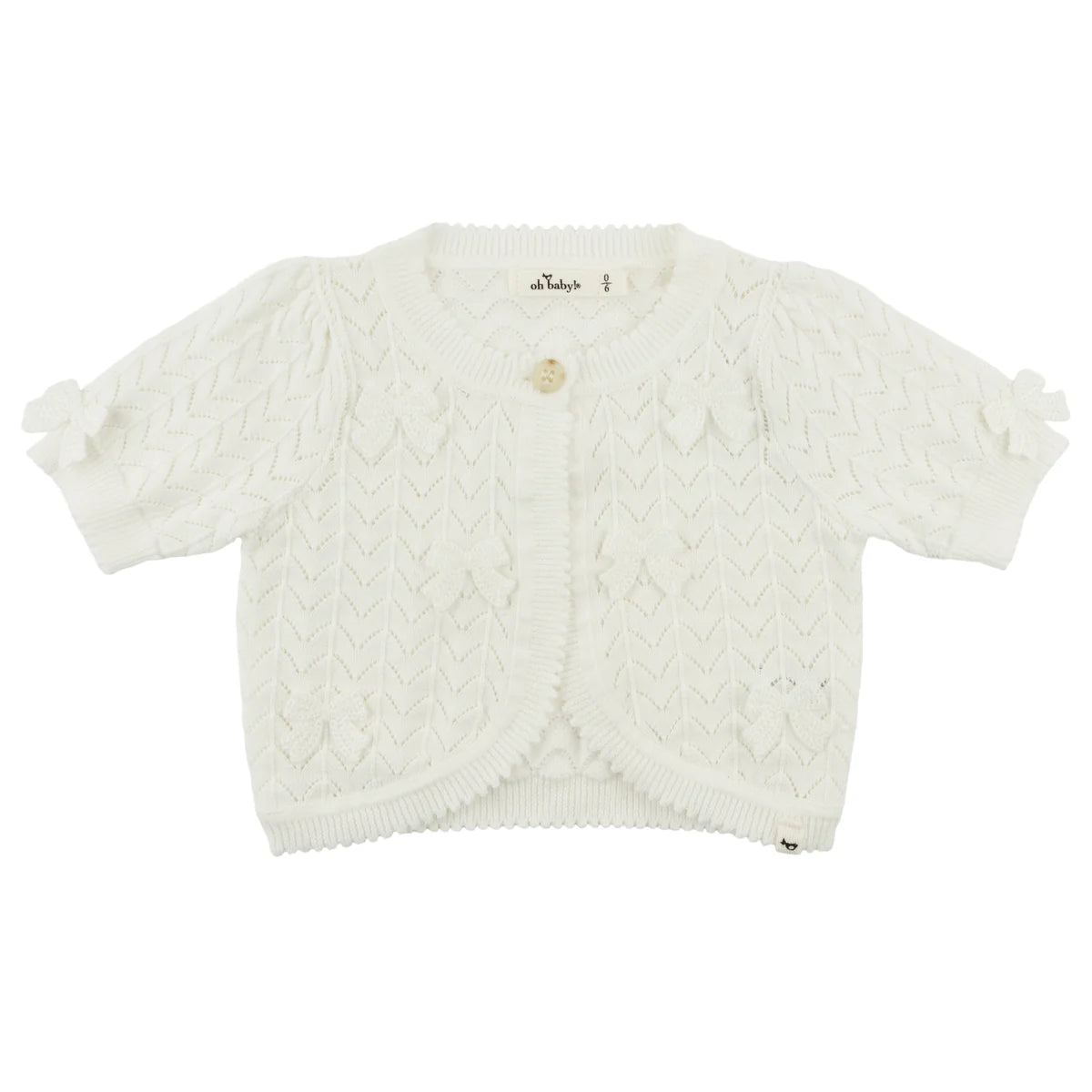 Juliet Cardigan with Scattered Bows
