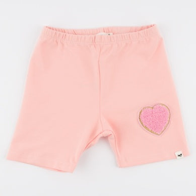 Heart Patches Jersey Biker Short