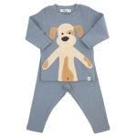 Puppy Applique Two Piece Set