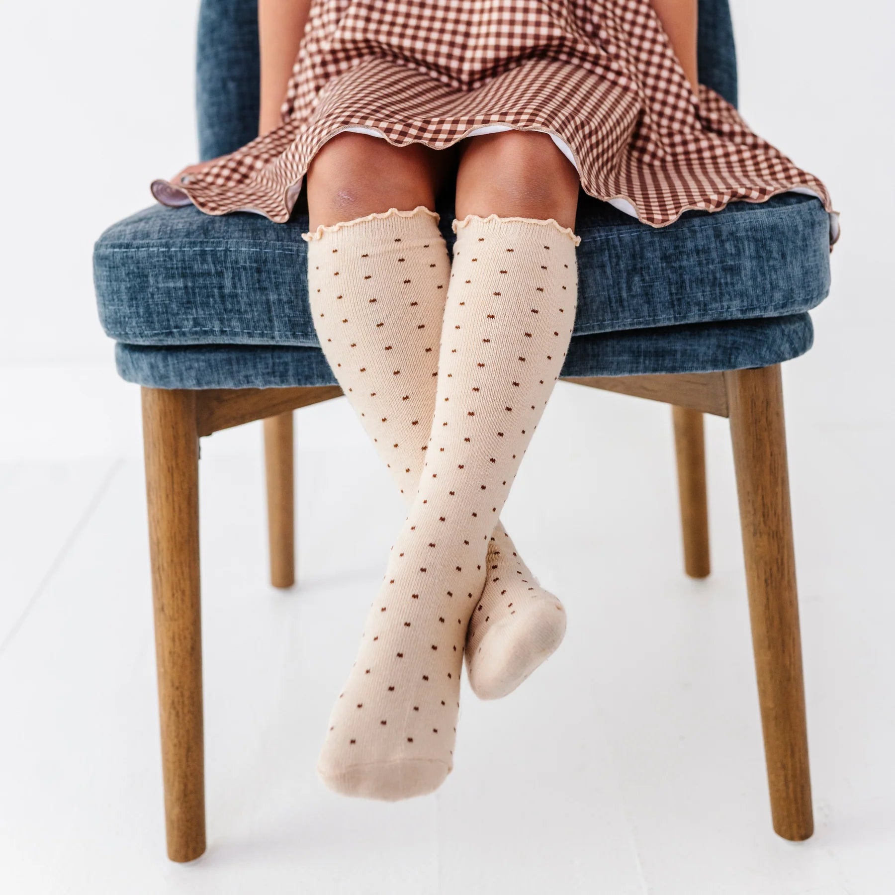 Dottie Knee Socks | Vanilla