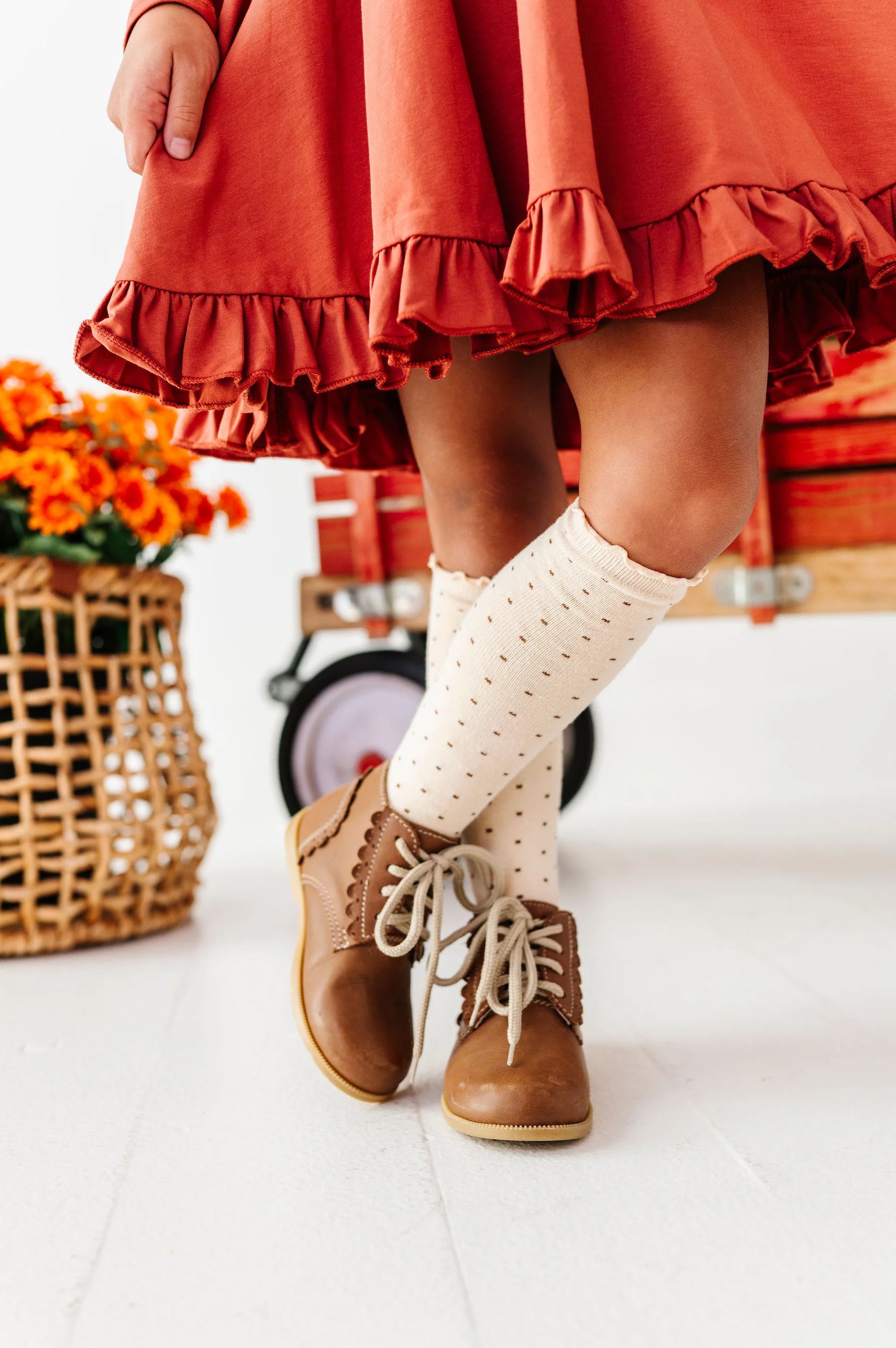 Dottie Knee Socks | Vanilla
