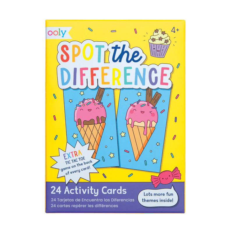 Spot the Difference Paper Games Activity Book