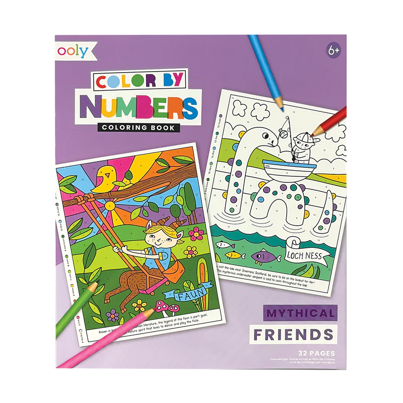 Color by Numbers Coloring Book