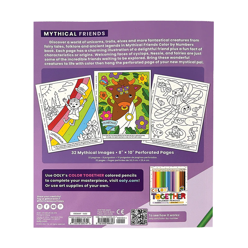 Color by Numbers Coloring Book