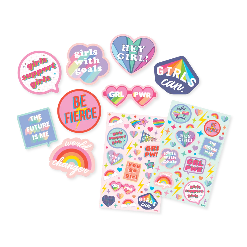 Girl Power Scented Scratch Stickers