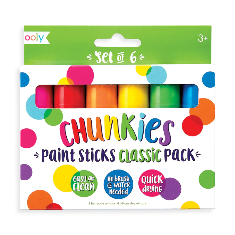 Classic Chunkies Paint Sticks (set of 6)