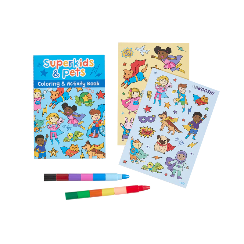 Mini Traveler Coloring and Activity Kit