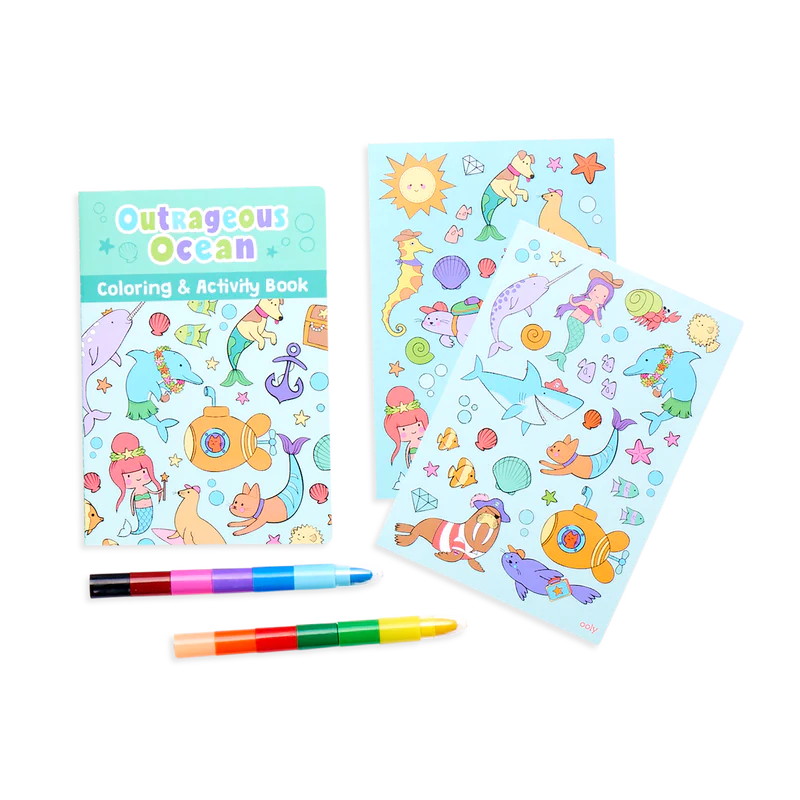 Mini Traveler Coloring and Activity Kit