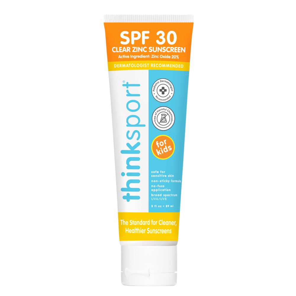 Thinksport Kids Clear Zinc Sunscreen SPF 30, 3 fl oz