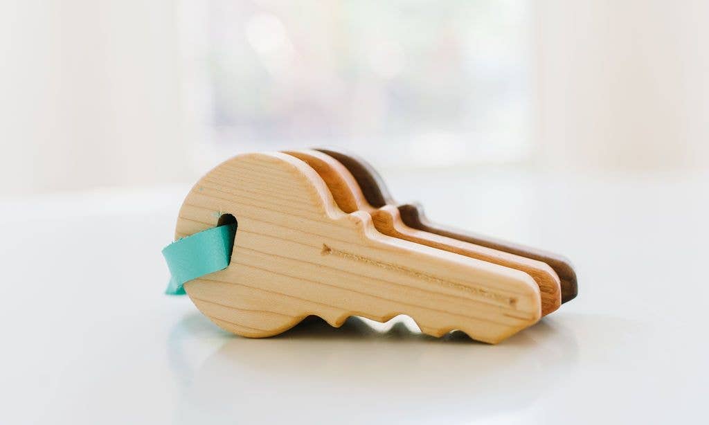 Wooden Toy Keys for Kids and Baby