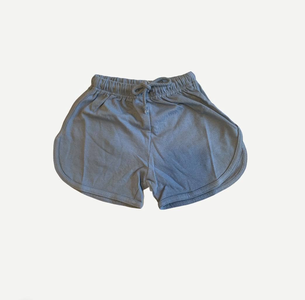 Organic Track Shorts in Gray