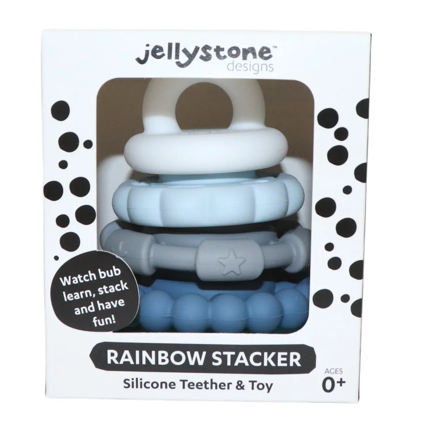 Jellystone Designs Rainbow Stacker Teether & Toy