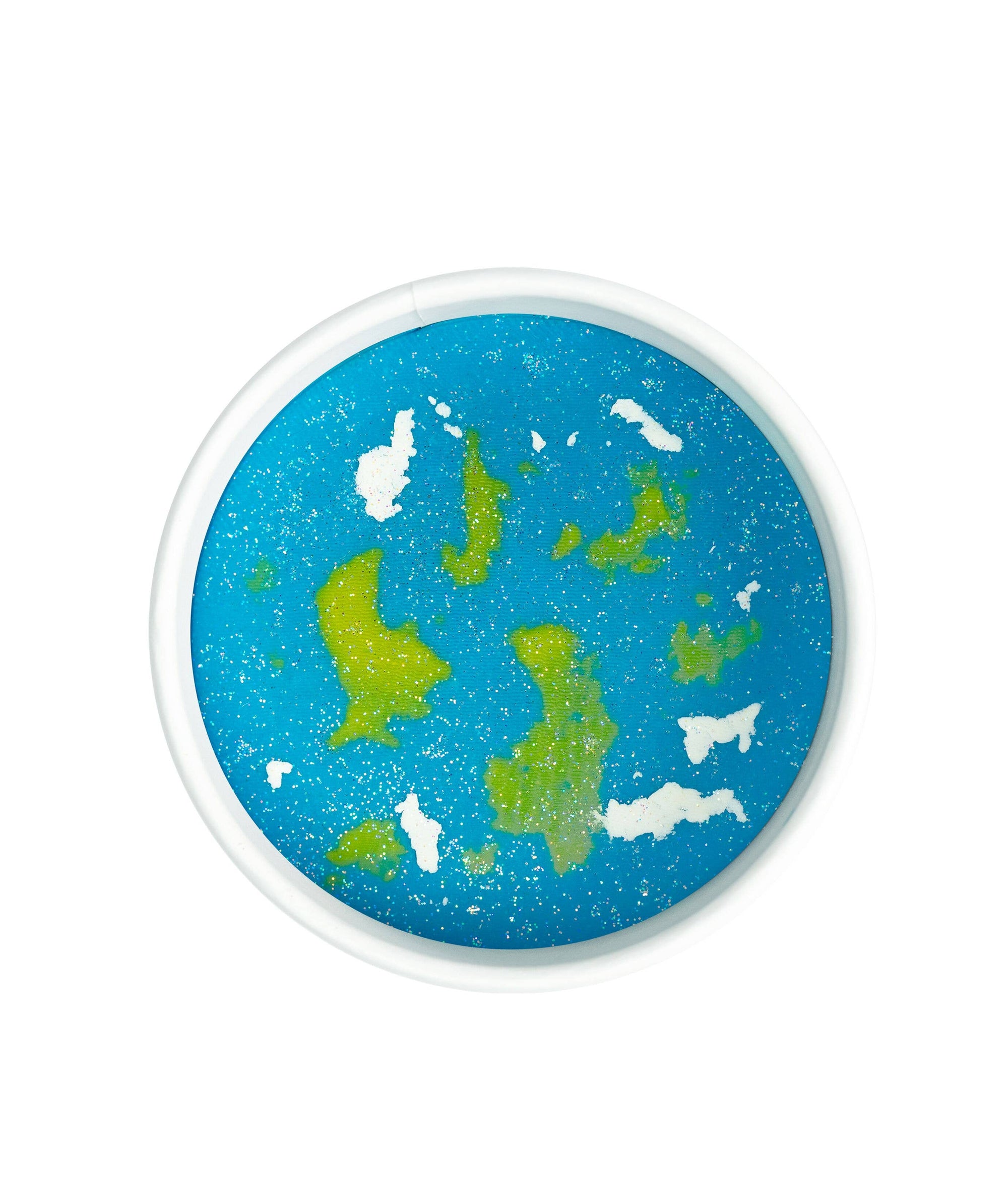 Planet Earth Play Dough Cup