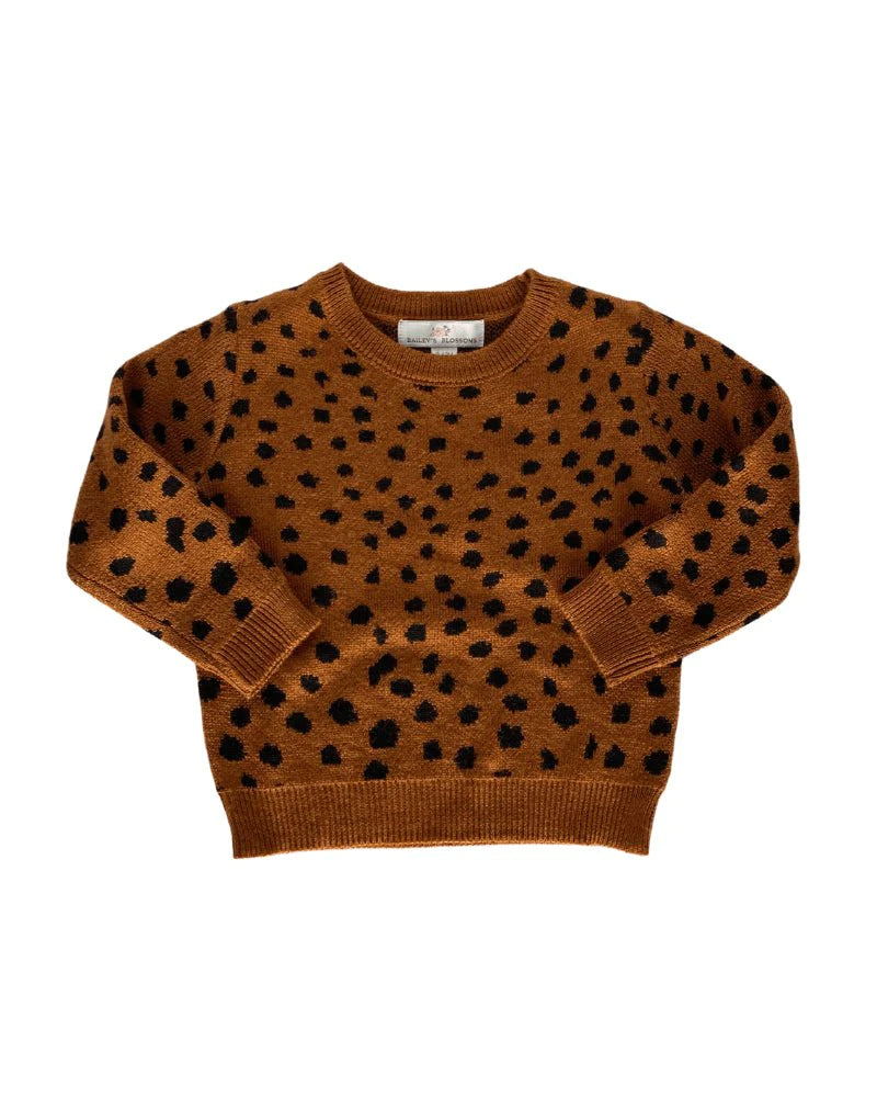 Safari Dot Cozy Sweater